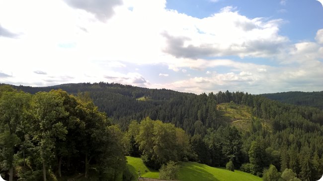 17.08.16 – Burg Rappottenstein: Blick vom Burggarten
