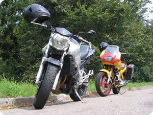 Suzuki GSR 600 und Yamaha XJ 600 S