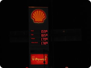 Kraftstoffpreise an der A12 (Österreich), 30.09.2012
