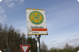 Bushaltestelle »Goldboden«