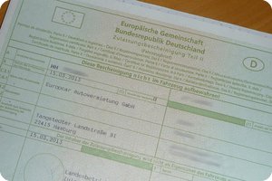 Zulassungsbescheinigung Teil II (Deutschland)